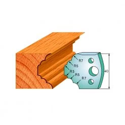 CMT Profilknive Sæt 40mm Nr. 21 - 690.021