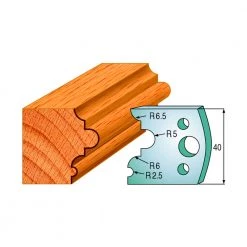 CMT Profilknive Sæt 40mm Nr. 36 - 690.036