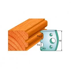 CMT Profilknive Sæt 40mm Nr. 7 - 690.007