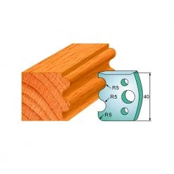 CMT Profilknive Sæt 40mm Nr. 6 - 690.006