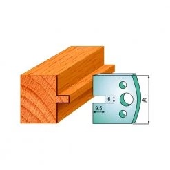 CMT Profilknive Sæt 40mm Nr. 17 - 690.017