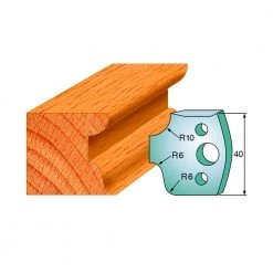 CMT Profilknive Sæt 40mm Nr. 45 - 690.045