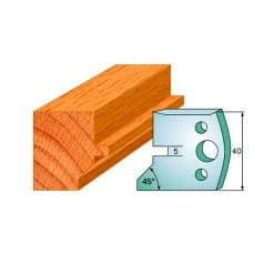 CMT Profilknive Sæt 40mm Nr. 83 - 690.083