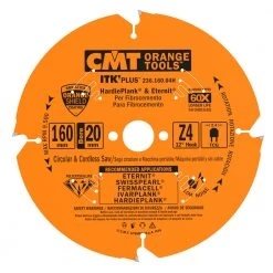 CMT PCD Klinge 160x2,4x20 Z4 F - 236.160.04H