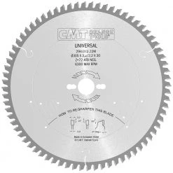 CMT Klinge 305x3,2x30 Z72 W NEG - 294.072.22M