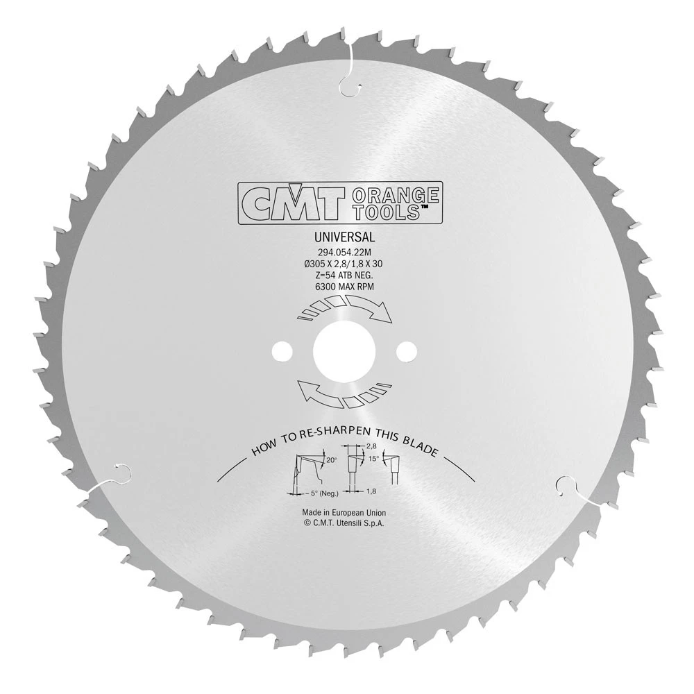 CMT Klinge 305x2,8x30 Z54 W NEG - 294.054.22M 3 CMT Klinge 305x2,8x30 Z54 W NEG - 294.054.22M