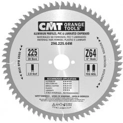 CMT Klinge 225x2,8x30 Z64 NE NEG - 296.225.64M