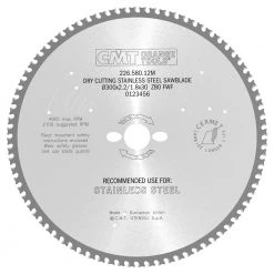 CMT Klinge 300x2,2x30 Z80 Rustfrit - 226.580.12M